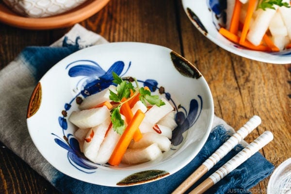 Tsukemono - Amazuzuke (Sweet Vinegar Pickling) 甘酢漬け • Just One Cookbook