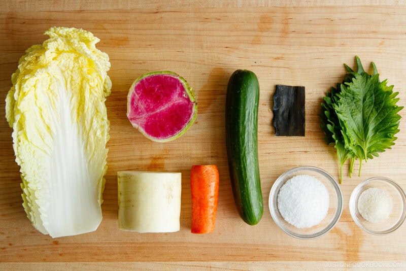 Asazuke (Japanese Lightly Pickled Vegetables) 浅漬け • Just One Cookbook