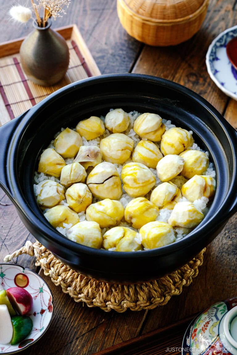 Chestnut Rice (Kuri Gohan) 栗ご飯 • Just One Cookbook