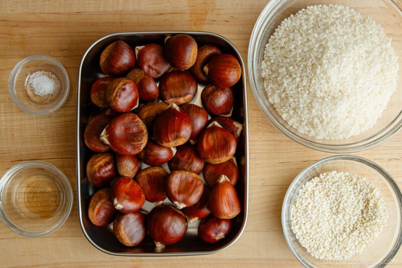 Chestnut Rice (Kuri Gohan) 栗ご飯 • Just One Cookbook