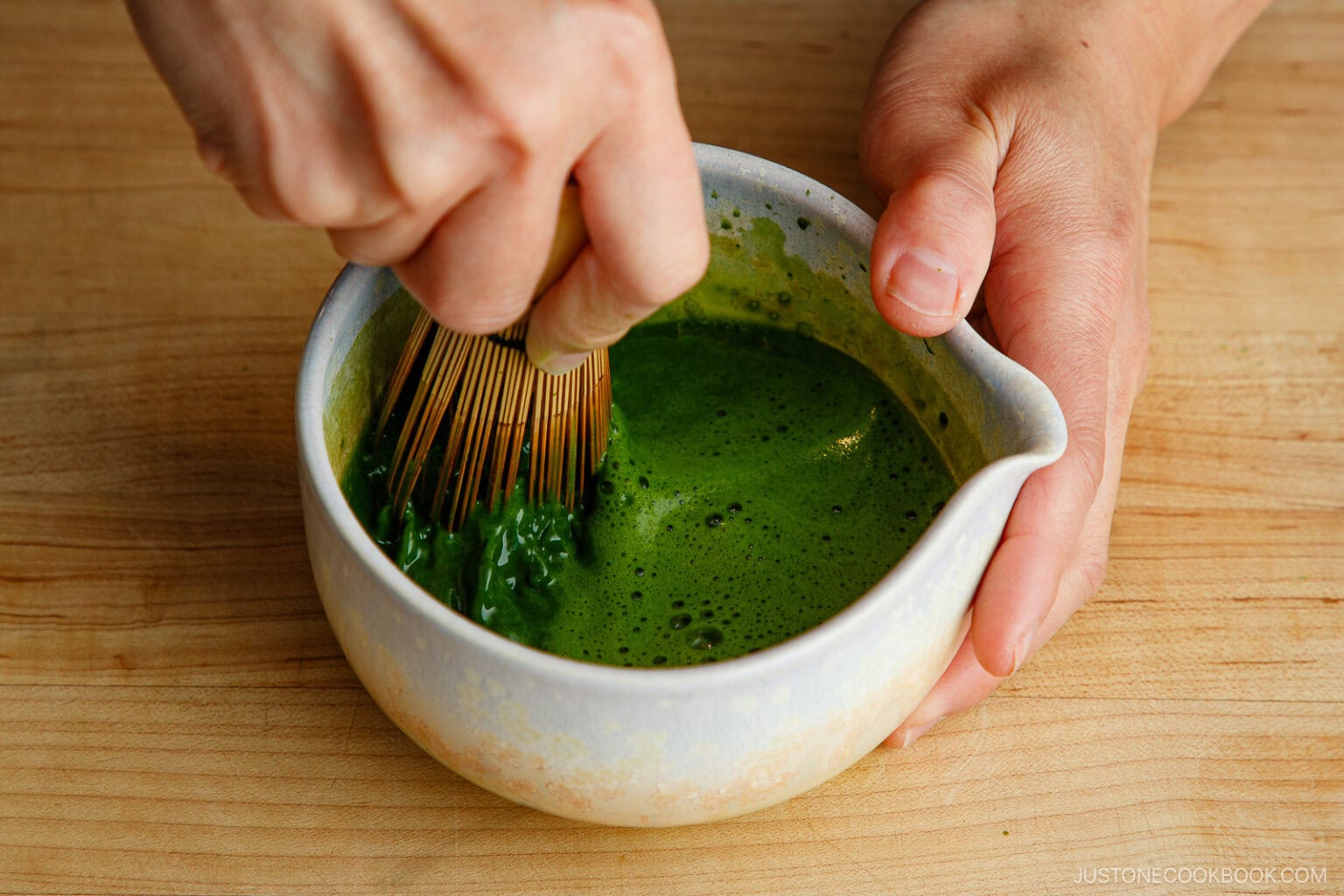 Strawberry Matcha Latte • Just One Cookbook