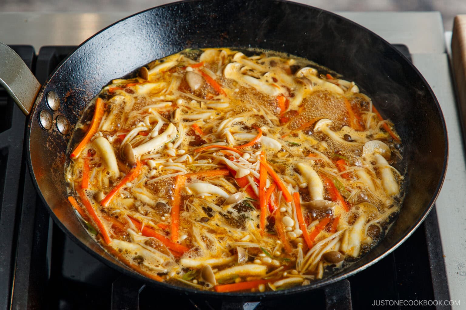 Japanese Tofu Steak with Mushroom Ankake Sauce 豆腐ステーキ • Just One Cookbook