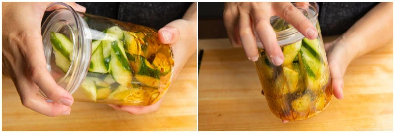 Spicy Japanese Pickled Cucumbers 8