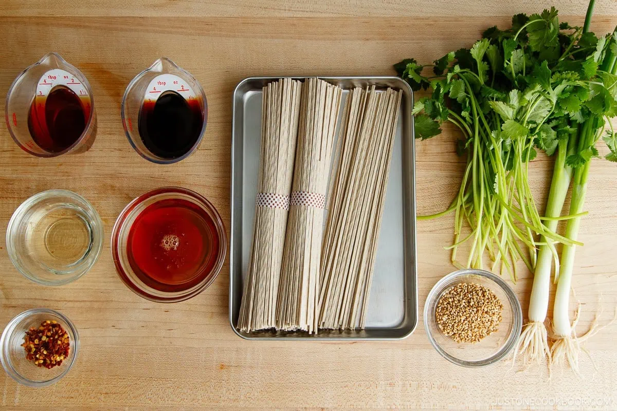 Soba Salad Ingredients