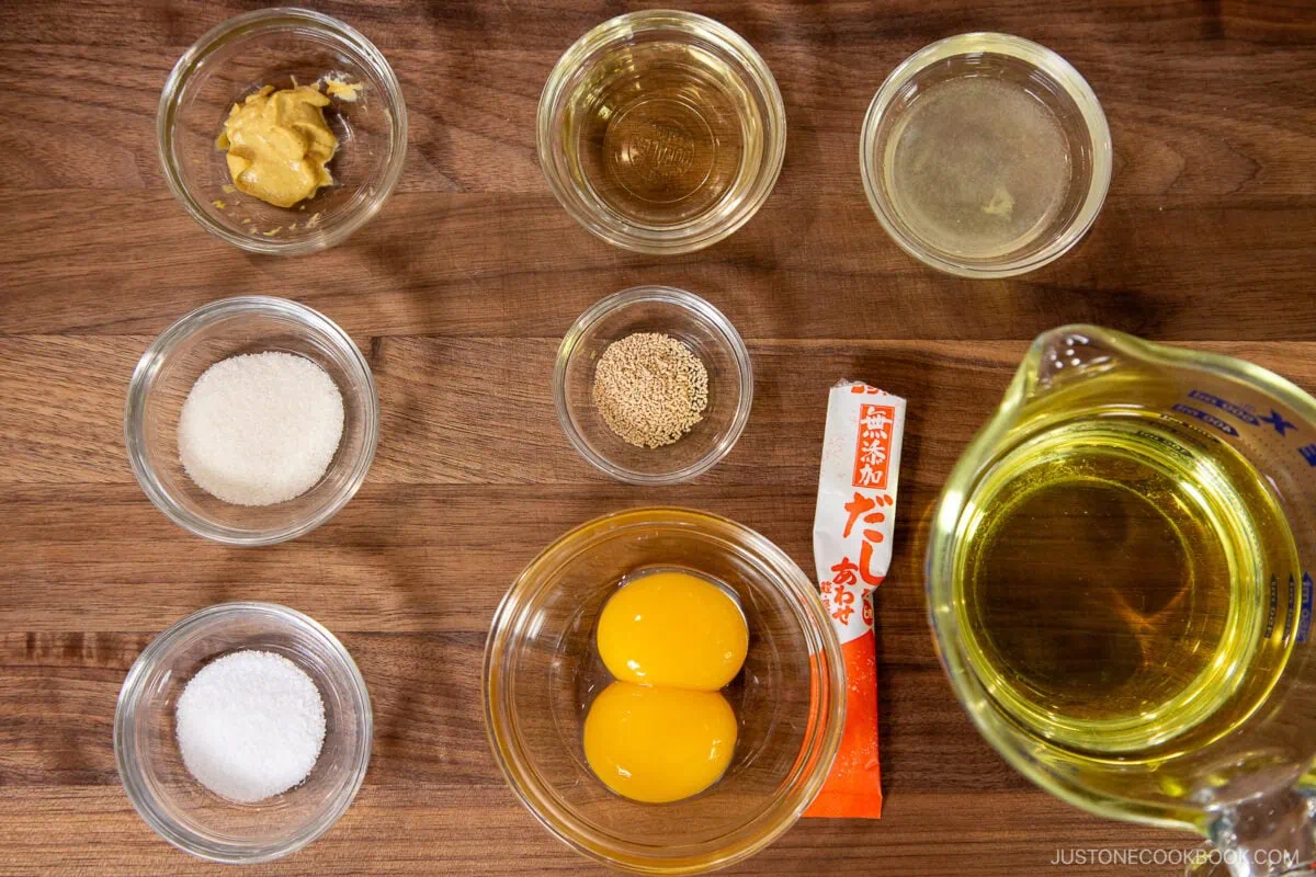 How to Make Japanese Mayonnaise Ingredients